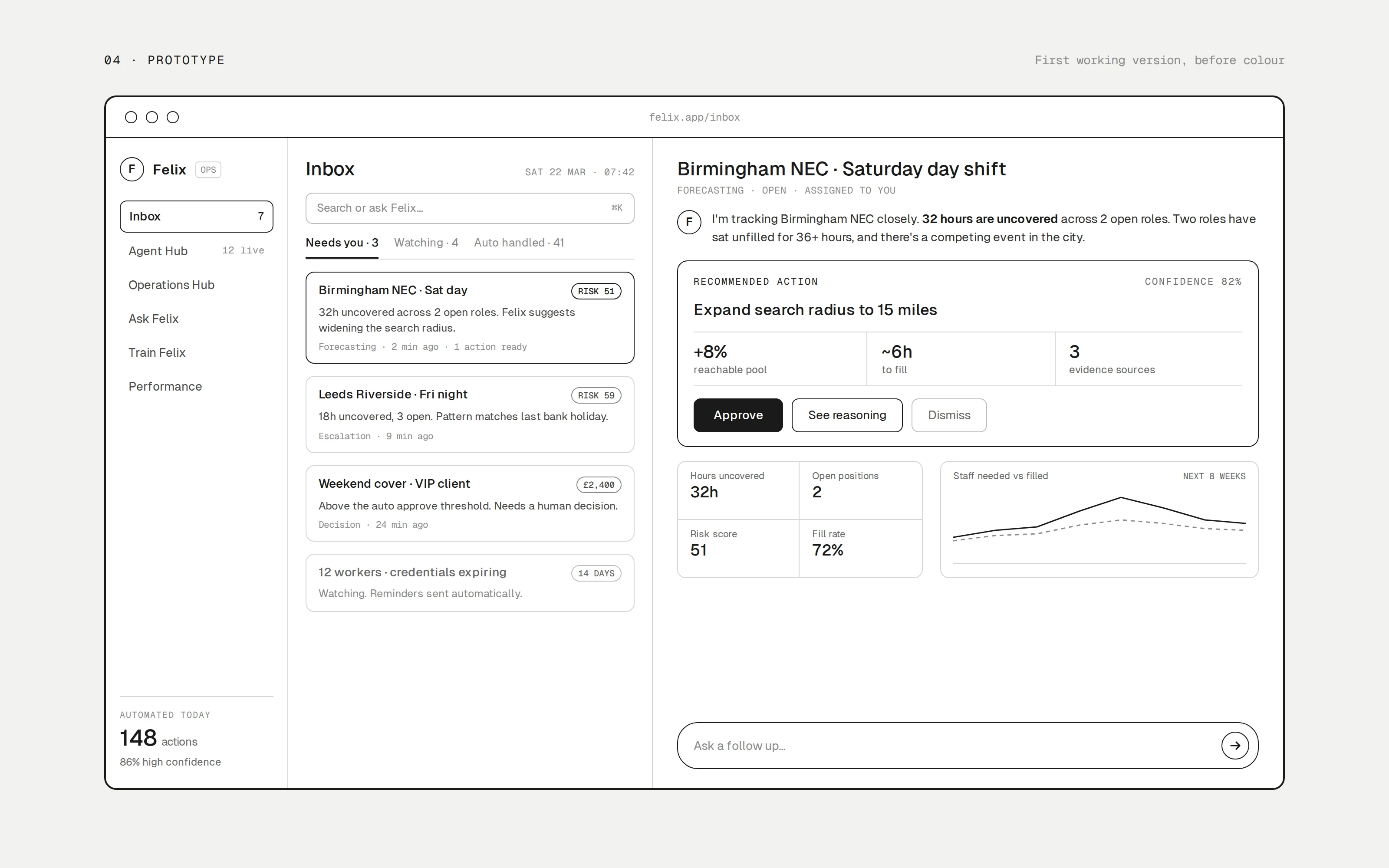 04 · Prototype · first working version